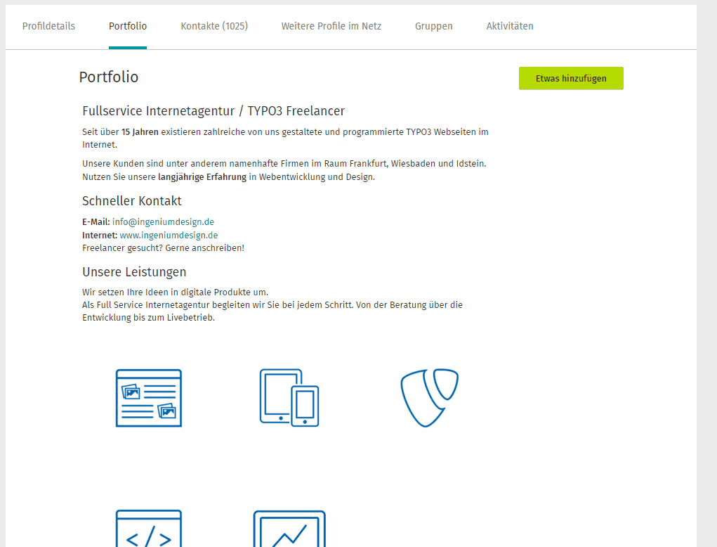 Xing Portfolio